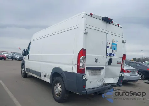 2018 Ram Promaster 2500 High Roof 159 Wb из США, поврежденный, VIN 3C6TRVDG9JE129426